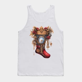 Steampunk Christmas Sock Tank Top